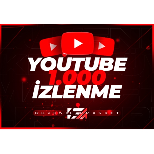  1000 Youtube İzlenme - HIZLI BÜYÜME